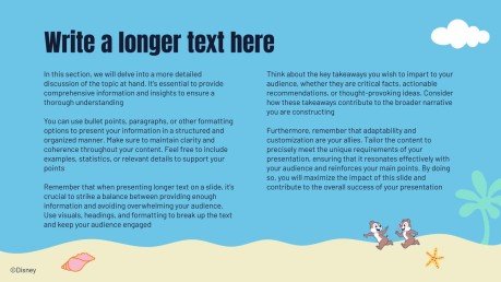 Micky Maus und Freunde Sommer Präsentationsvorlage