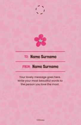 Étiquette-cadeau de la Saint-Valentin Encanto Modèles de présentation