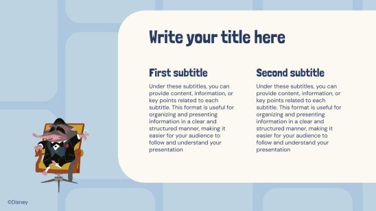 Modelo de apresentação Zootopia - Essa Cidade É o Bicho