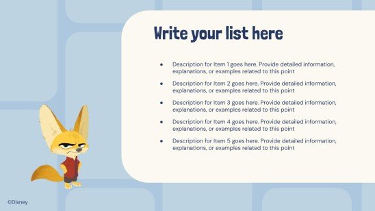 Modelo de apresentação Zootopia - Essa Cidade É o Bicho