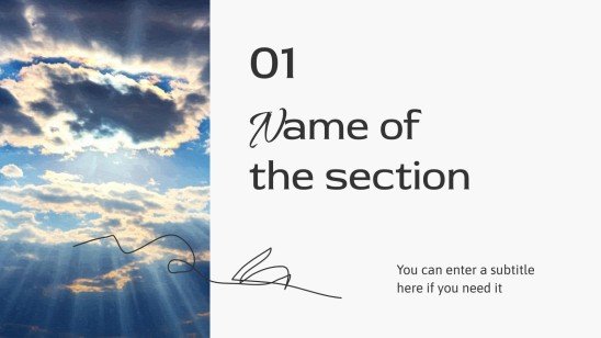 날씨 예보 프레젠테이션 템플릿