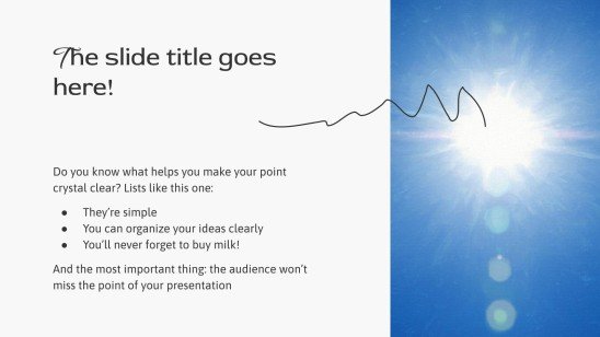 날씨 예보 프레젠테이션 템플릿