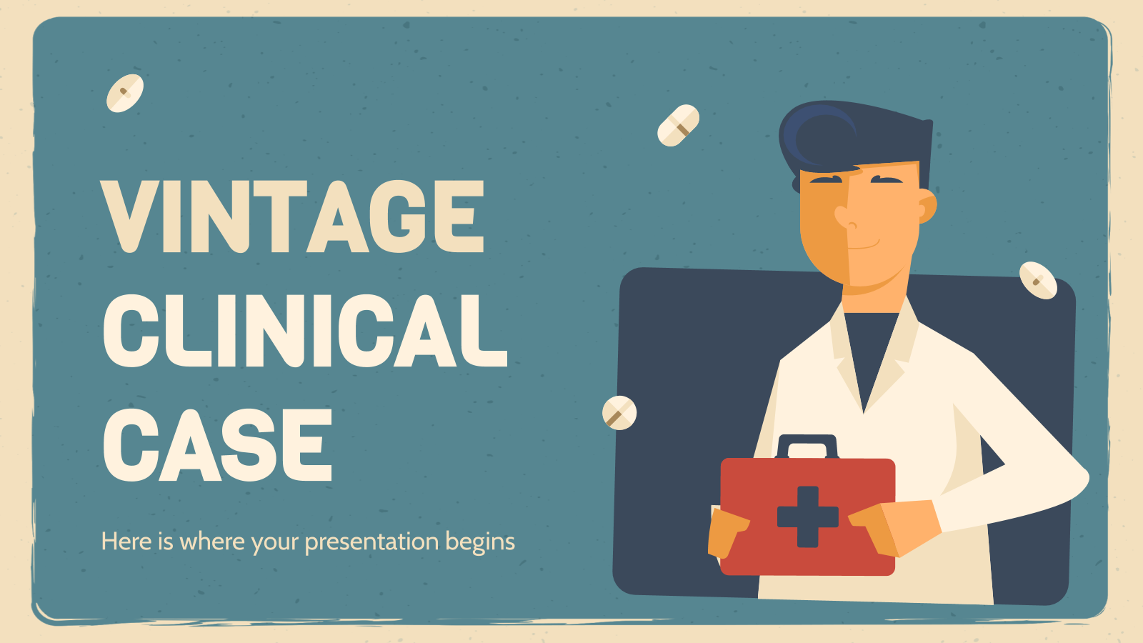 Vintage Clinical Case presentation template 