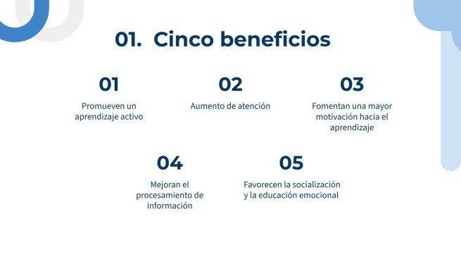 Plantilla de presentación Pausas activas: 5 dinámicas para hacer en tu clase