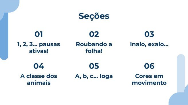 Modelo de apresentação Intervalos ativos: 5 dinâmicas para fazer em sua sala de aula