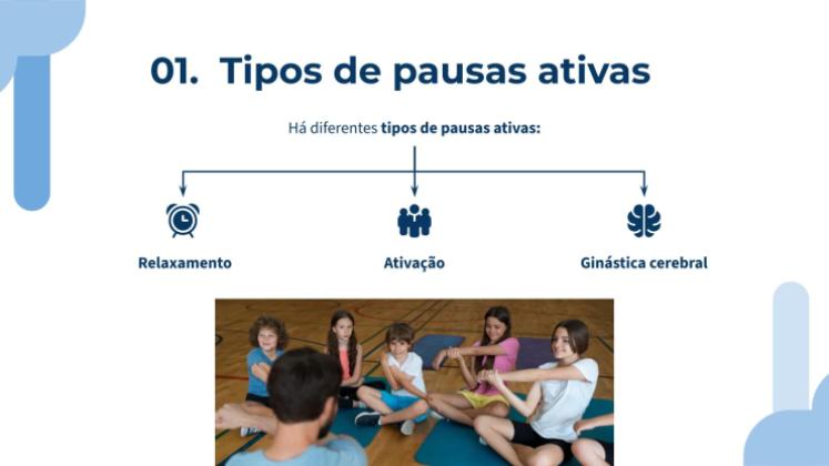 Modelo de apresentação Intervalos ativos: 5 dinâmicas para fazer em sua sala de aula