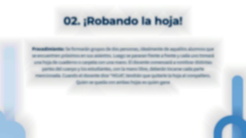 Plantilla de presentación Pausas activas: 5 dinámicas para hacer en tu clase