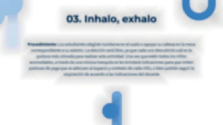 Plantilla de presentación Pausas activas: 5 dinámicas para hacer en tu clase