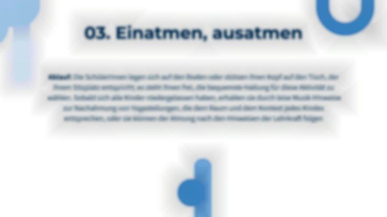 Aktive Pausen: 5 dynamische Aktivitäten für deine Klasse Präsentationsvorlage