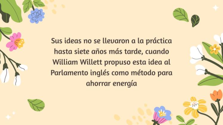 Plantilla de presentación ¿Qué es el horario de verano?