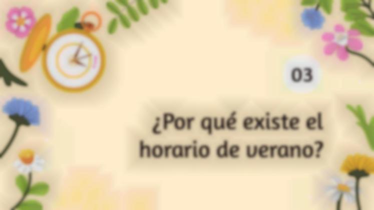 Plantilla de presentación ¿Qué es el horario de verano?