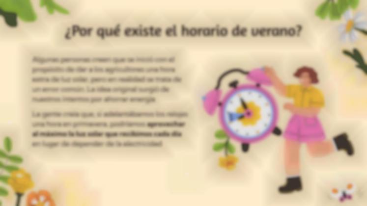Plantilla de presentación ¿Qué es el horario de verano?