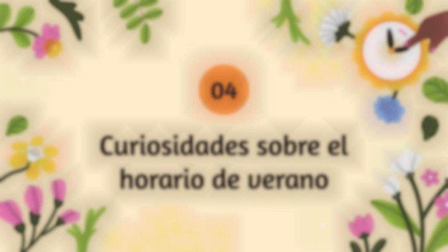 Plantilla de presentación ¿Qué es el horario de verano?