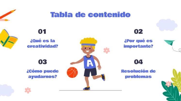 Plantilla de presentación Fomentar la creatividad en primaria