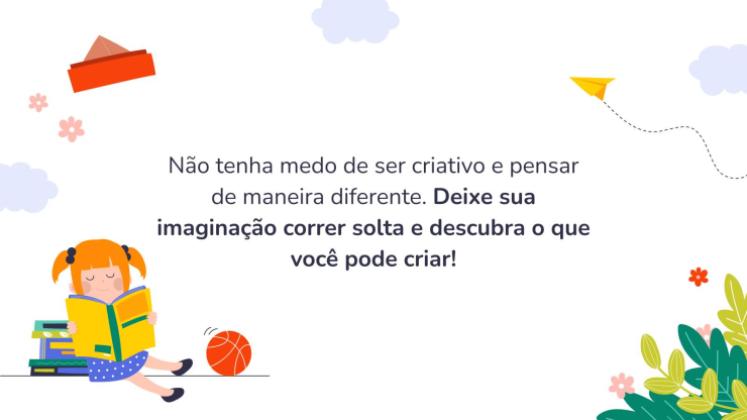 Modelo de apresentação Incentivando a criatividade no ensino fundamental