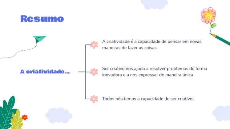 Modelo de apresentação Incentivando a criatividade no ensino fundamental