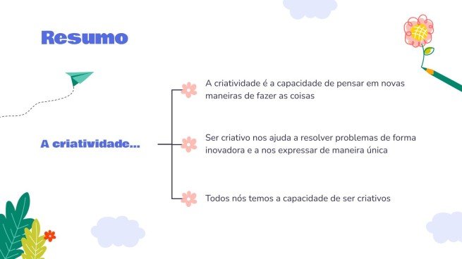 Modelo de apresentação Incentivando a criatividade no ensino fundamental