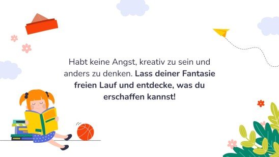 Förderung der Kreativität in der Grundschule Präsentationsvorlage