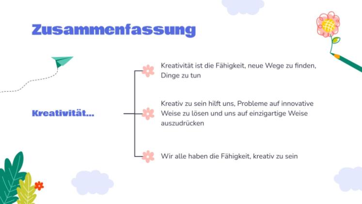 Förderung der Kreativität in der Grundschule Präsentationsvorlage