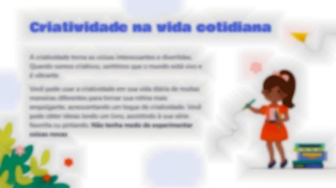Modelo de apresentação Incentivando a criatividade no ensino fundamental