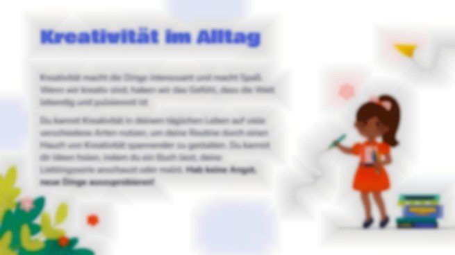 Förderung der Kreativität in der Grundschule Präsentationsvorlage
