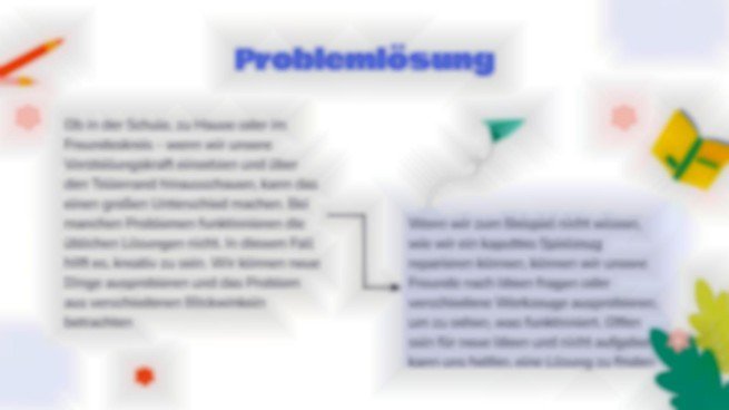 Förderung der Kreativität in der Grundschule Präsentationsvorlage