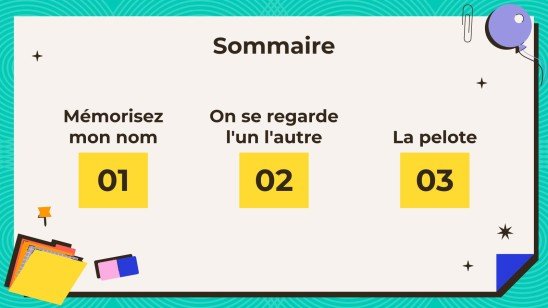 Activités d'introduction au groupe Modèles de présentation