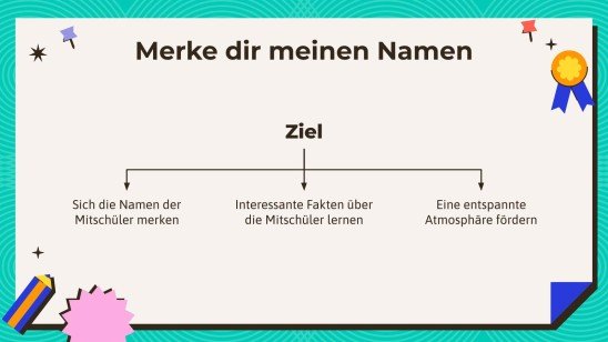 Gruppeneinführungsaktivitäten Präsentationsvorlage