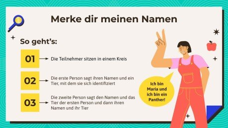 Gruppeneinführungsaktivitäten Präsentationsvorlage