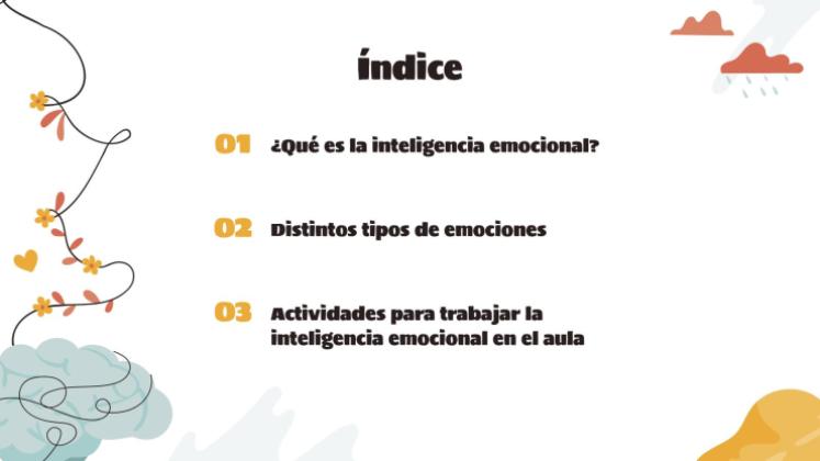 Plantilla de presentación Desarrolla la inteligencia emocional
