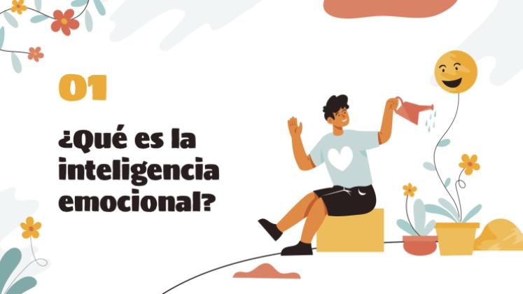 Plantilla de presentación Desarrolla la inteligencia emocional