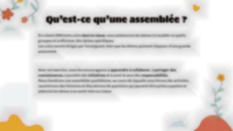 Développement de l'intelligence émotionnelle Modèles de présentation