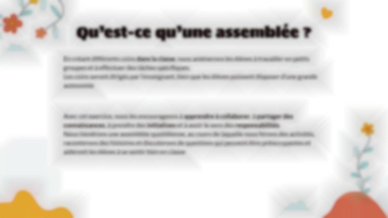 Développement de l'intelligence émotionnelle Modèles de présentation