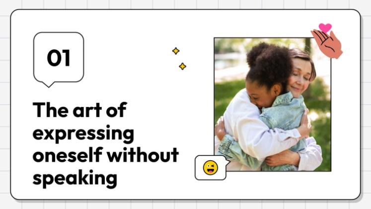 비언어적 의사소통: 말하지 않고 자신을 표현하는 방법은 무엇입니까? 프레젠테이션 템플릿