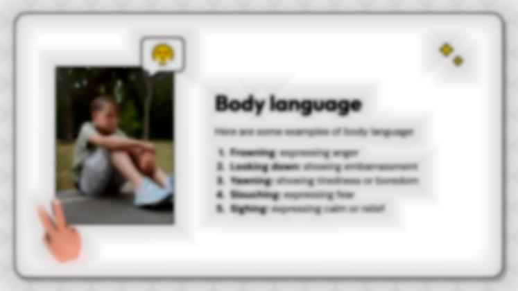 비언어적 의사소통: 말하지 않고 자신을 표현하는 방법은 무엇입니까? 프레젠테이션 템플릿