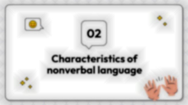 비언어적 의사소통: 말하지 않고 자신을 표현하는 방법은 무엇입니까? 프레젠테이션 템플릿