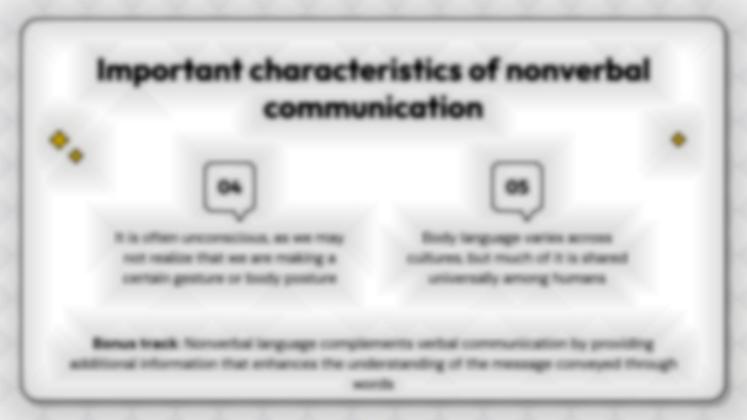 비언어적 의사소통: 말하지 않고 자신을 표현하는 방법은 무엇입니까? 프레젠테이션 템플릿