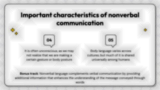 비언어적 의사소통: 말하지 않고 자신을 표현하는 방법은 무엇입니까? 프레젠테이션 템플릿
