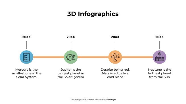 Plantilla de presentación Infografías 3D
