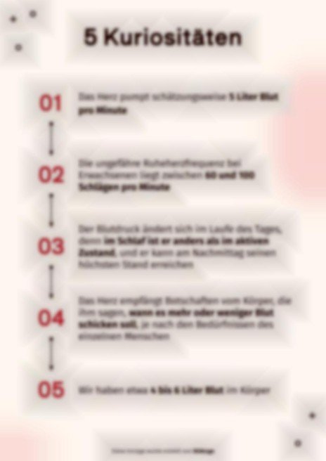 Das Kreislaufsystem Präsentationsvorlage