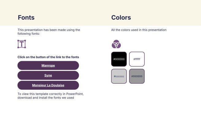 Design Thinking Style presentation template 