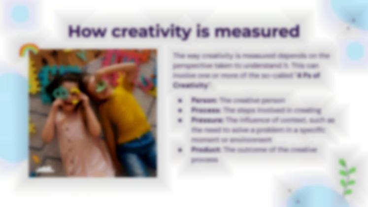 What is Creativity and How to Evaluate it presentation template 