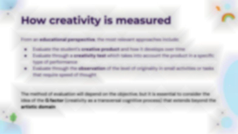 What is Creativity and How to Evaluate it presentation template 