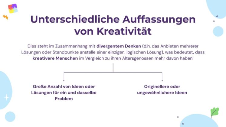 Was ist Kreativität und wie kann man sie bewerten? Präsentationsvorlage