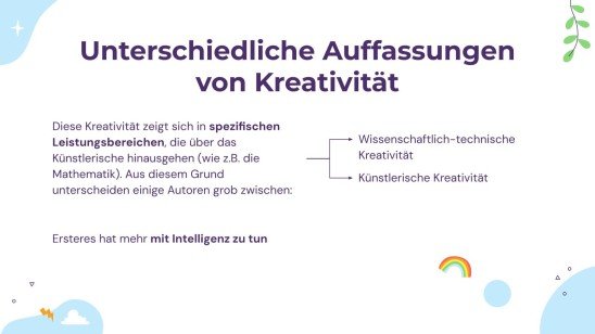 Was ist Kreativität und wie kann man sie bewerten? Präsentationsvorlage