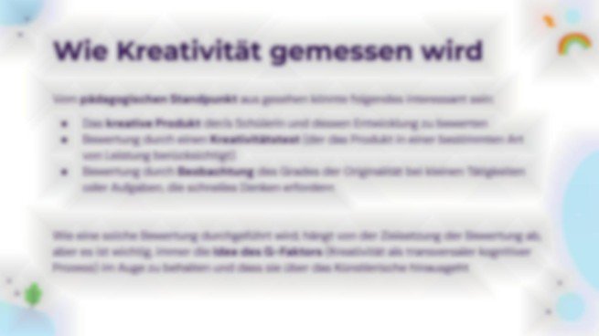 Was ist Kreativität und wie kann man sie bewerten? Präsentationsvorlage
