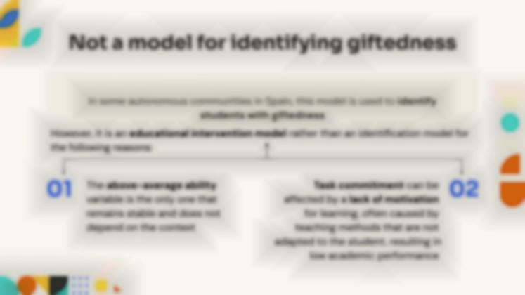 Plantilla de presentación La teoría de los tres anillos de Renzulli