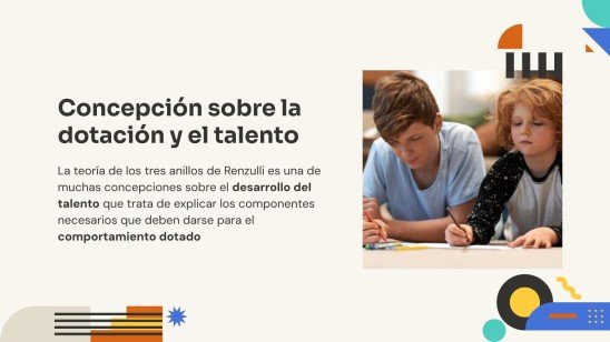 Plantilla de presentación La teoría de los tres anillos de Renzulli
