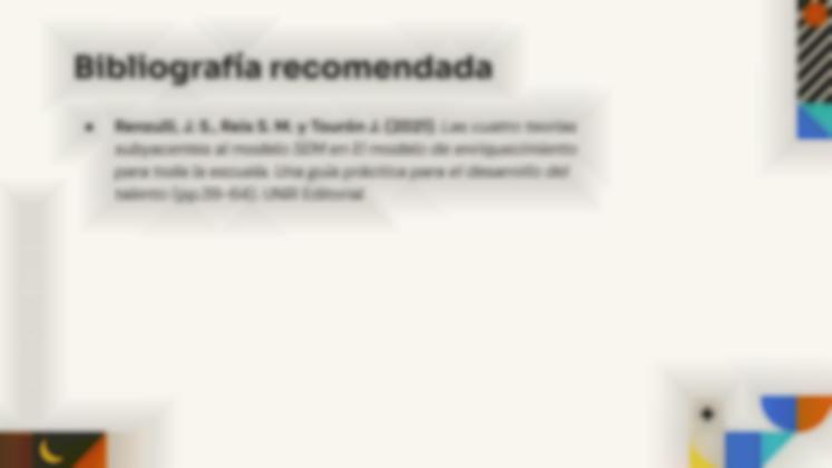 Plantilla de presentación La teoría de los tres anillos de Renzulli