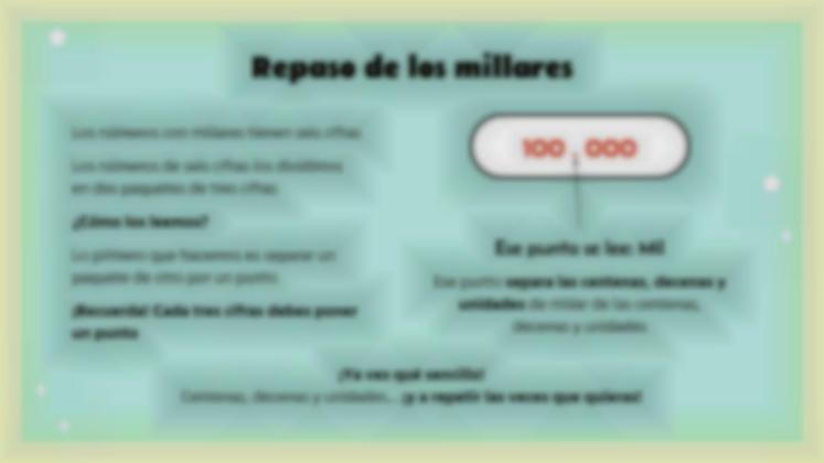 Plantilla de presentación Números de nueve dígitos